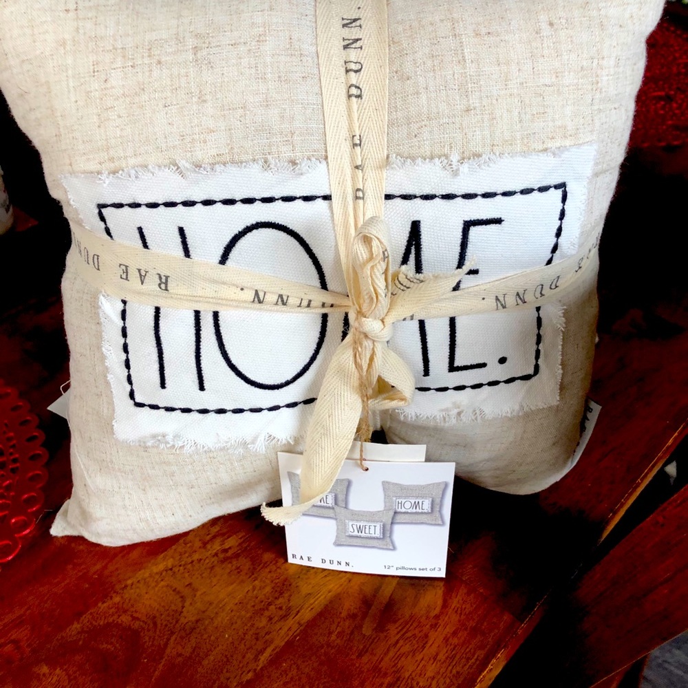 Rae Dunn Pillow Bundle HOME SWEET HOME